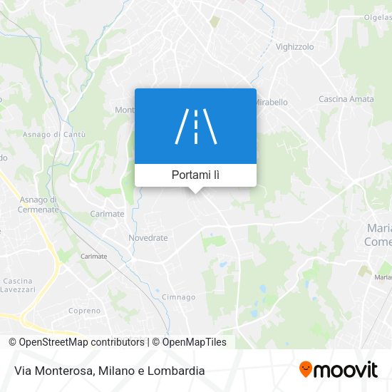 Mappa Via Monterosa