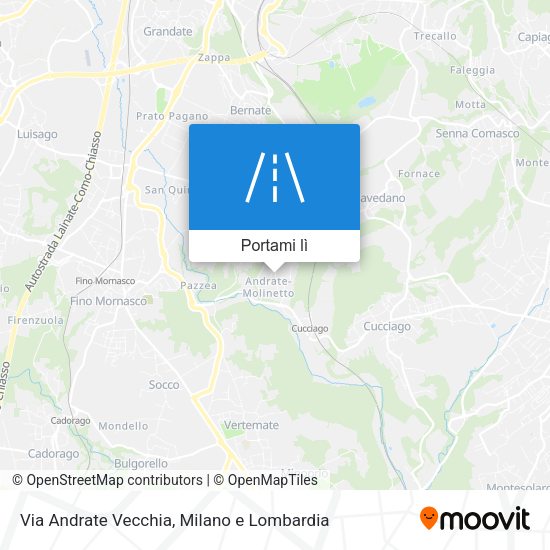 Mappa Via Andrate Vecchia