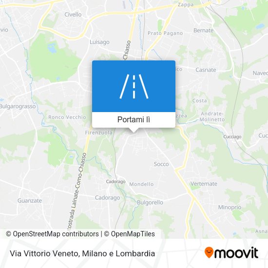 Mappa Via Vittorio Veneto