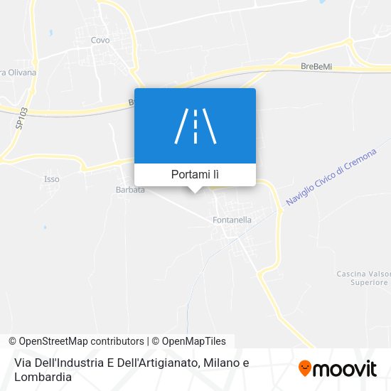 Mappa Via Dell'Industria E Dell'Artigianato