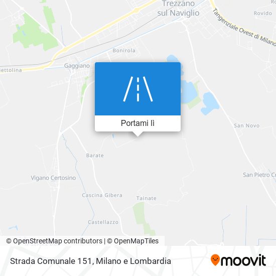 Mappa Strada Comunale 151