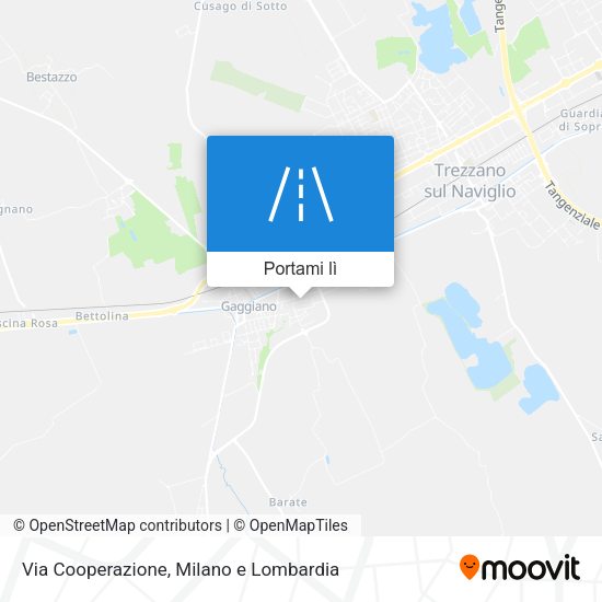 Mappa Via Cooperazione