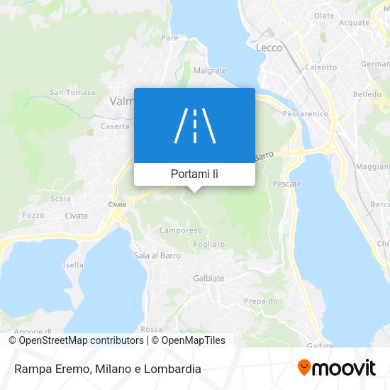 Mappa Rampa Eremo