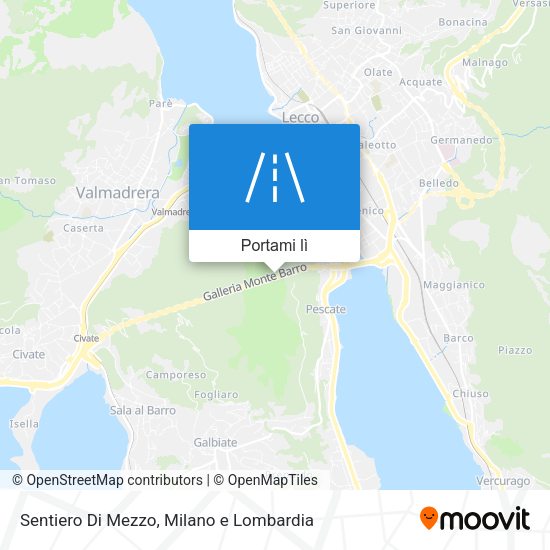Mappa Sentiero Di Mezzo