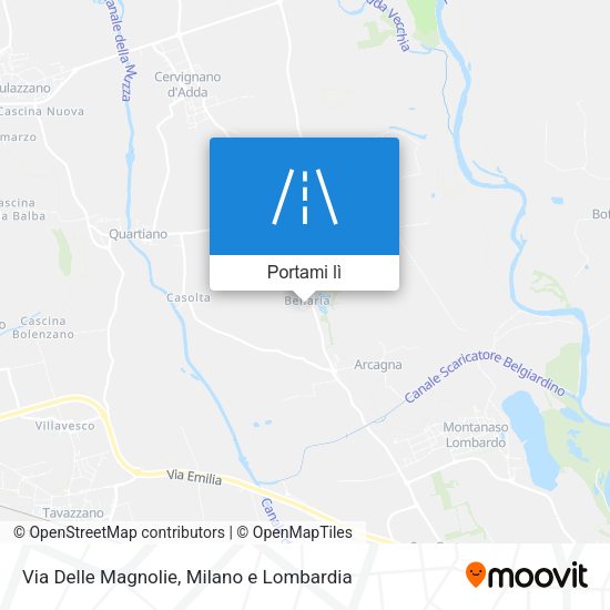 Mappa Via Delle Magnolie