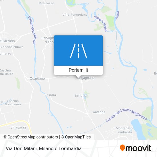 Mappa Via Don Milani