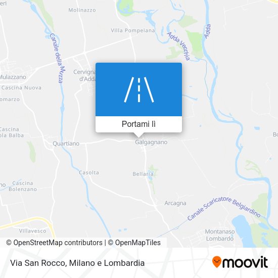 Mappa Via San Rocco