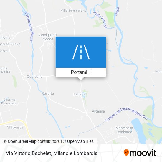 Mappa Via Vittorio Bachelet