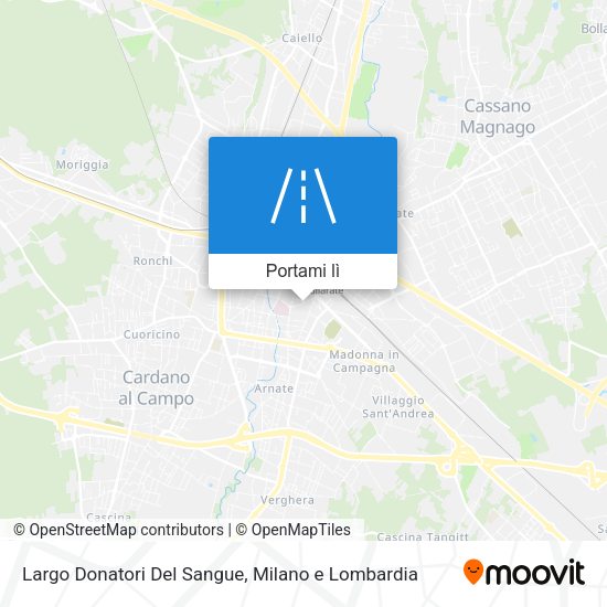 Mappa Largo Donatori Del Sangue