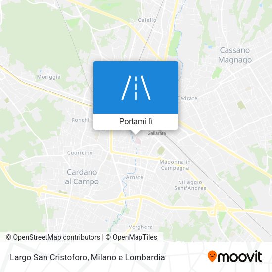 Mappa Largo San Cristoforo