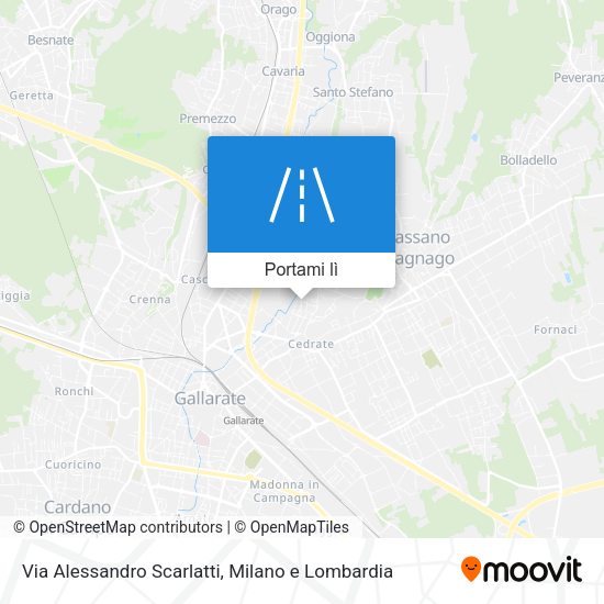 Mappa Via Alessandro Scarlatti