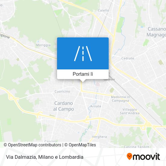 Mappa Via Dalmazia