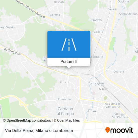 Mappa Via Della Piana