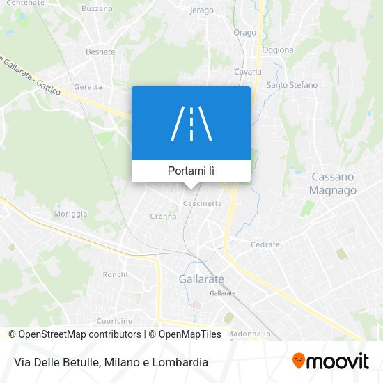 Mappa Via Delle Betulle