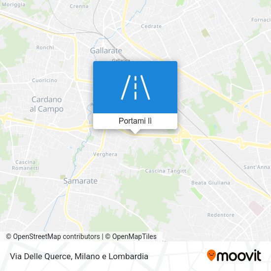 Mappa Via Delle Querce