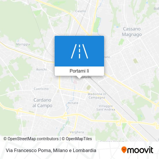 Mappa Via Francesco Poma