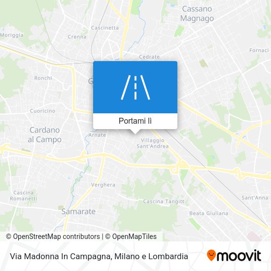 Mappa Via Madonna In Campagna