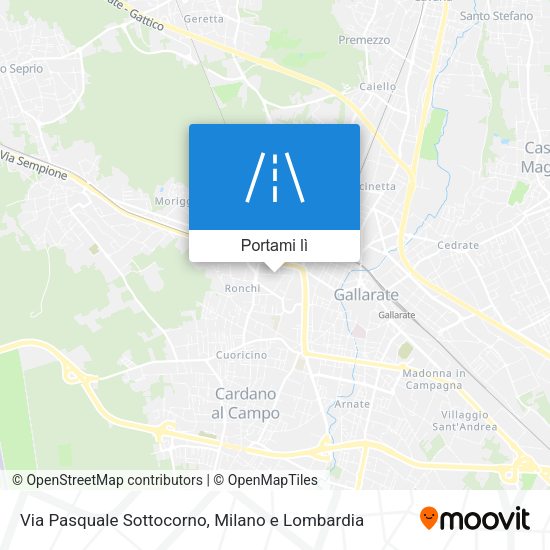 Mappa Via Pasquale Sottocorno
