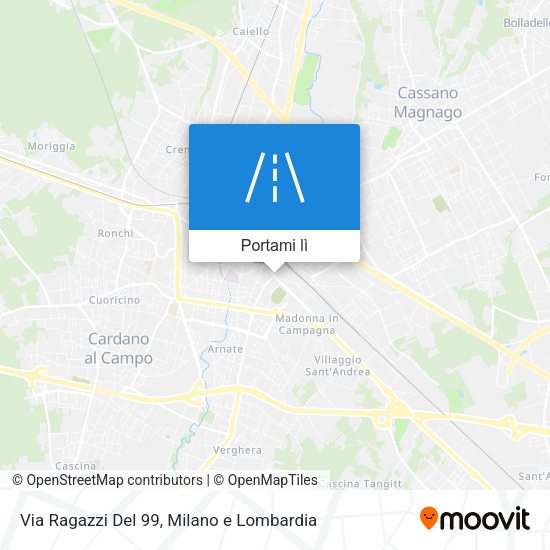 Mappa Via Ragazzi Del 99