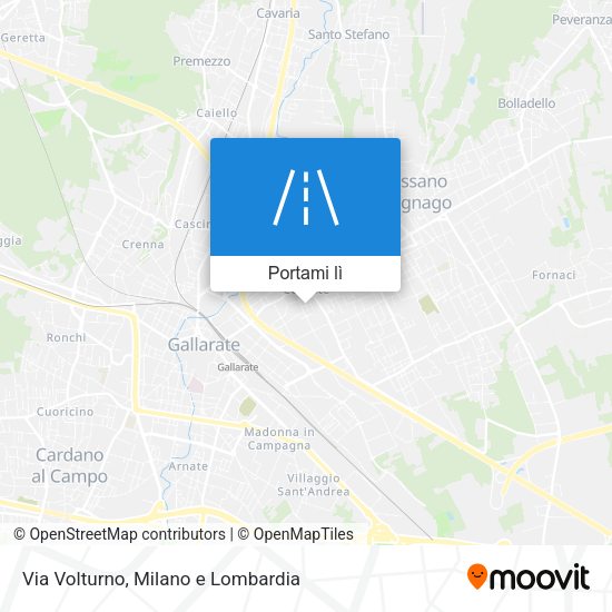 Mappa Via Volturno
