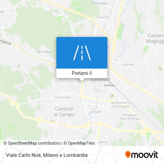Mappa Viale Carlo Noè