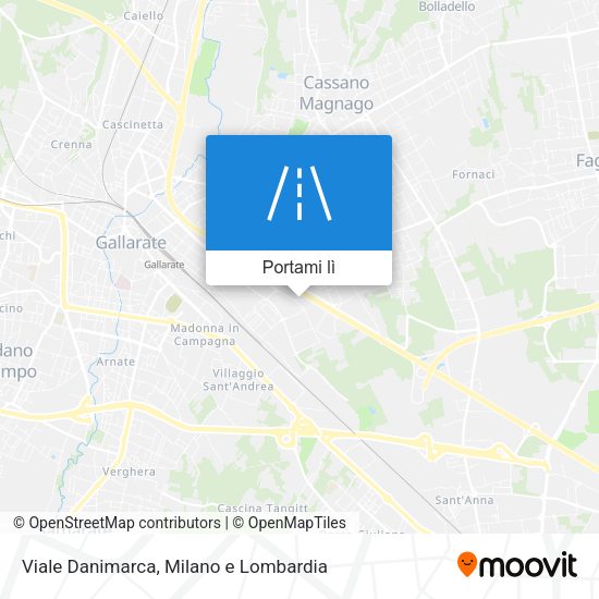 Mappa Viale Danimarca