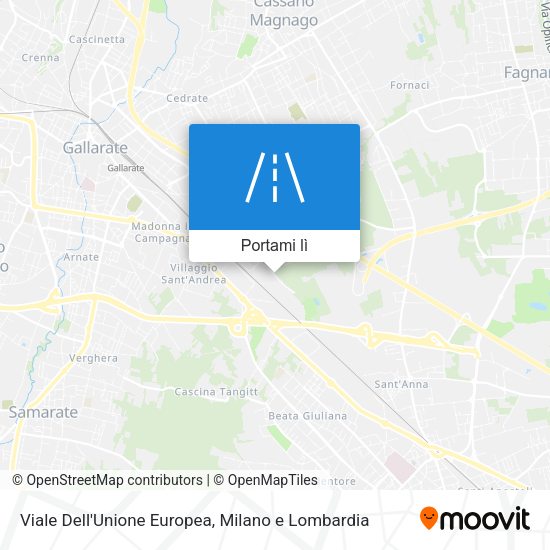 Mappa Viale Dell'Unione Europea