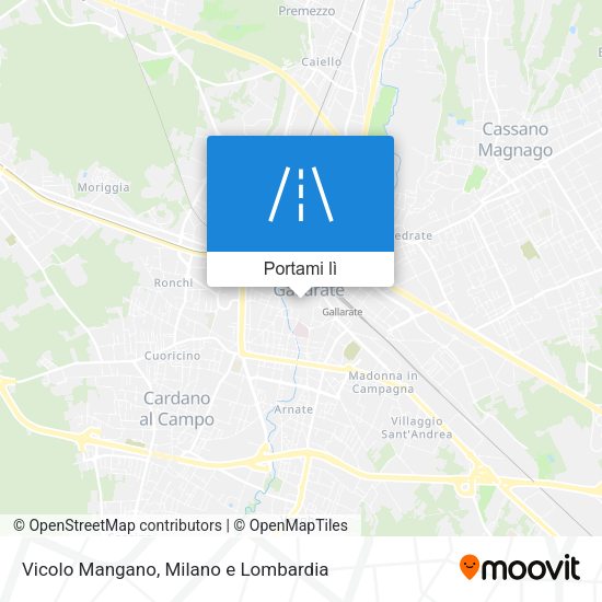 Mappa Vicolo Mangano