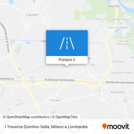Mappa I Traversa Quintino Sella