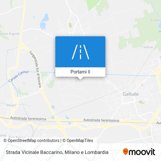 Mappa Strada Vicinale Baccarino