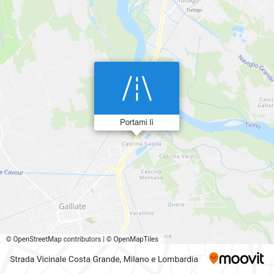 Mappa Strada Vicinale Costa Grande