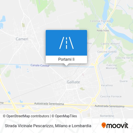 Mappa Strada Vicinale Pescarizzo