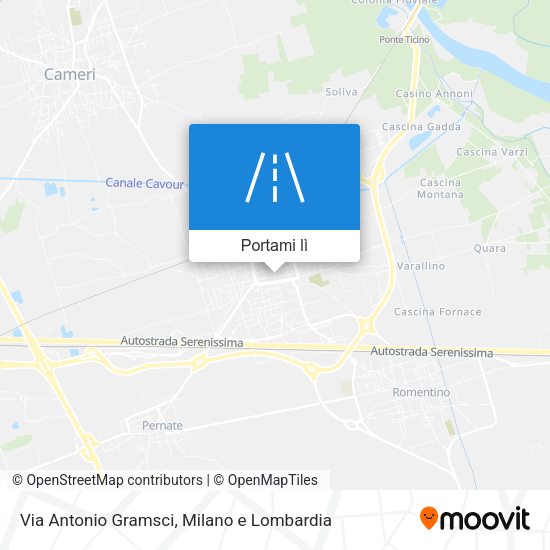 Mappa Via Antonio Gramsci