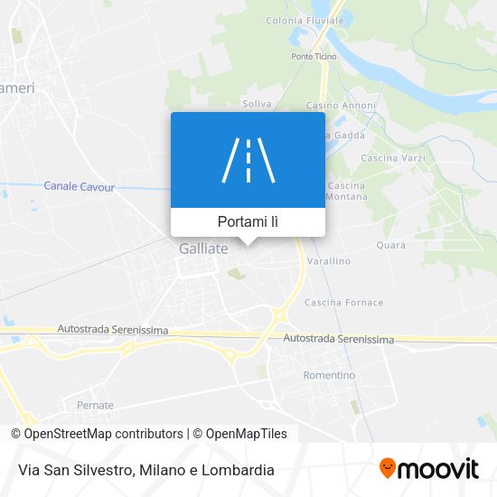 Mappa Via San Silvestro