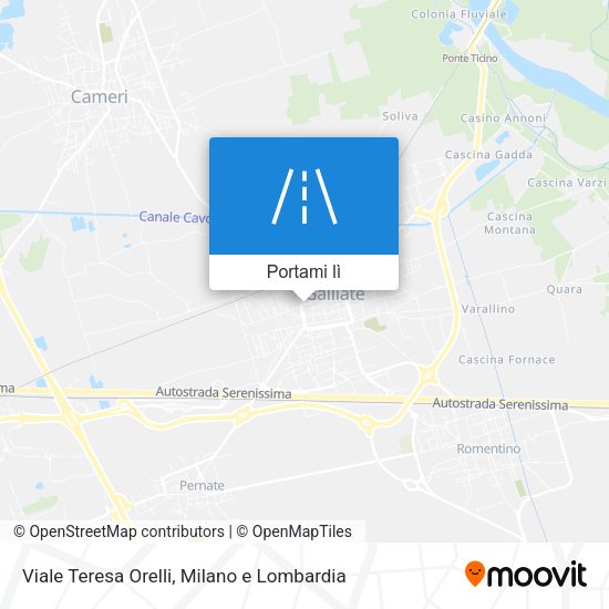 Mappa Viale Teresa Orelli