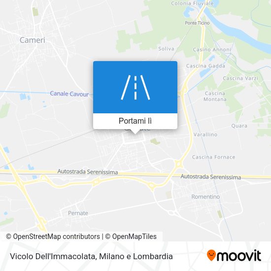 Mappa Vicolo Dell'Immacolata