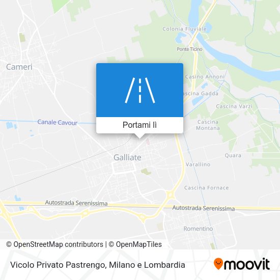 Mappa Vicolo Privato Pastrengo