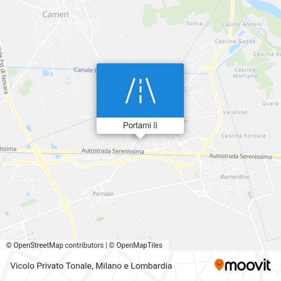 Mappa Vicolo Privato Tonale