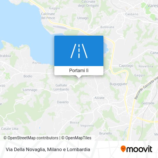 Mappa Via Della Novaglia
