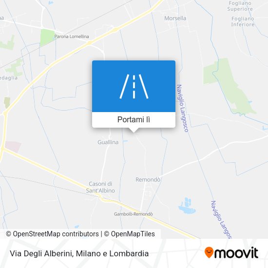 Mappa Via Degli Alberini