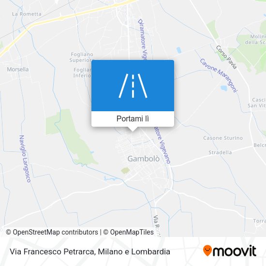 Mappa Via Francesco Petrarca