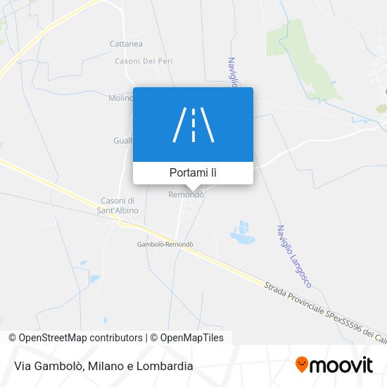 Mappa Via Gambolò