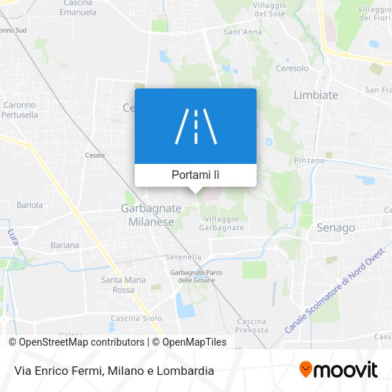 Mappa Via Enrico Fermi