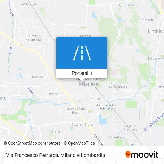 Mappa Via Francesco Petrarca
