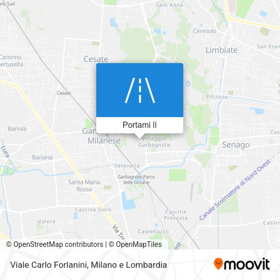 Mappa Viale Carlo Forlanini