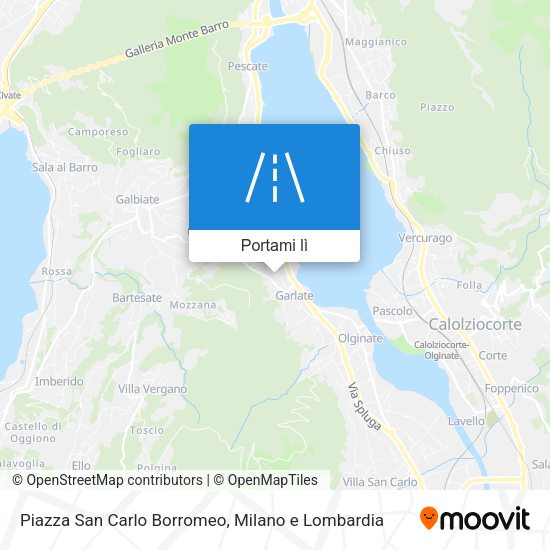 Mappa Piazza San Carlo Borromeo