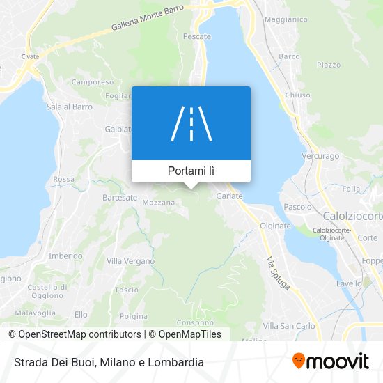 Mappa Strada Dei Buoi