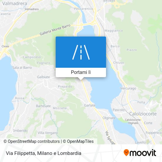 Mappa Via Filippetta