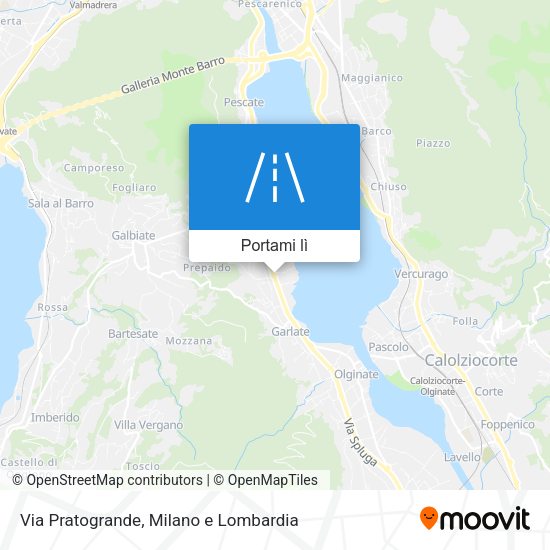 Mappa Via Pratogrande