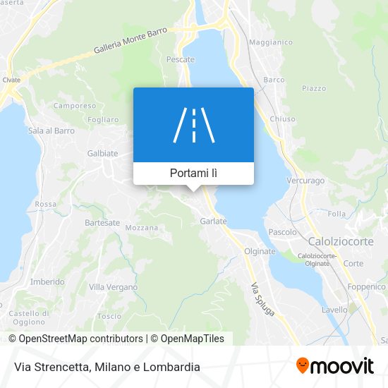 Mappa Via Strencetta